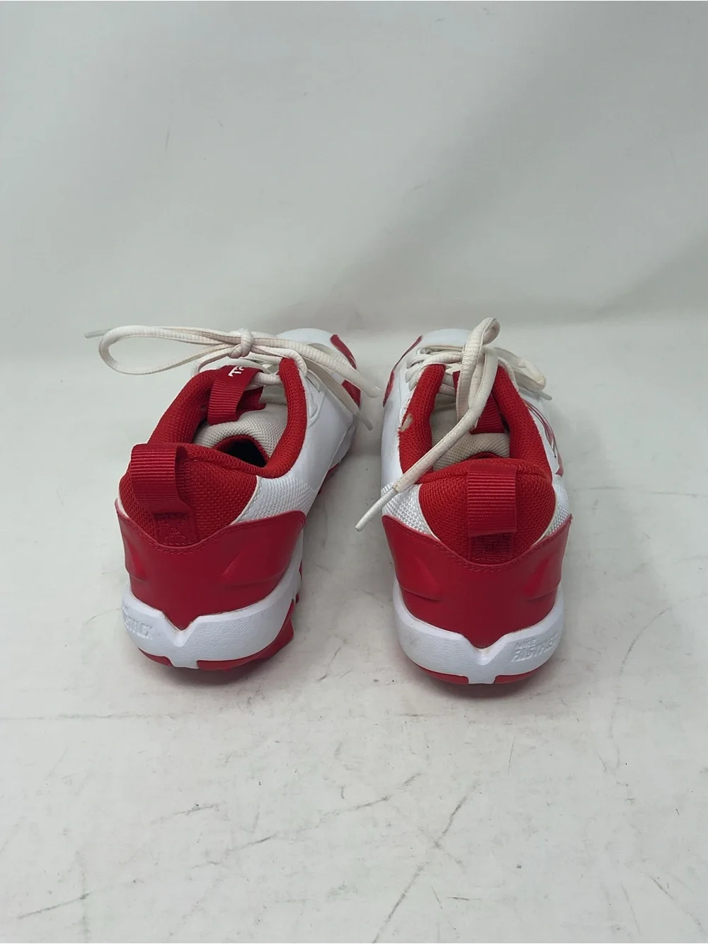 Nike Kids White and Red baseball cleats